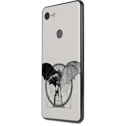 DC Comics Batman Skeleton diagram Art Google Pixel 3 XL Skin